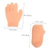 DEARMAMY Moisturizing Gloves and Socks Set for Women 2 Pairs Soft Elastic Hydrating Hand and Foot Care Waterproof Sun-Proof Dry Skin Treatment for Beach and Night Use view 3