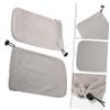 BATHVEVE 1pair Moisturizing Paraffin Wax Gloves Reusable Hand Therapy Mitts for Spa Home Use for Dry Skin Treatment Wax Warmer Care Soft view 2