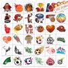 102 PCS Individually Wrapped Sports Temporary Tattoo for kids - Soccer Basketball Baseball Football Temporary for Girls Boy Body Arm Shoulder Cute Tattoos Stickers Supplies Gifts for Kids view 1