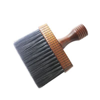 BATHVEVE Natural Bristle Hair Brush for Barber Hairdressing Cleaning Brush Neck Duster Barber Supplies Wet