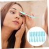 DECORNIJIA 10pcs Ergonomic Streamlined Design Eyebrow Razor Portable Face Razors Makeup Tools for Women Eyebrow Sharper Makeup Kit No Tweezing Pain view 2