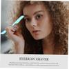 DECORNIJIA 10pcs Ergonomic Streamlined Design Eyebrow Razor Portable Face Razors Makeup Tools for Women Eyebrow Sharper Makeup Kit No Tweezing Pain view 4