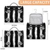 Adornori Cute Dog Paw Print Travel Toiletry Bag for Men and Women, Large Hanging Makeup Bag Organizer Toiletries Bag for Travel, Cosmetic Bag with Handle view 2