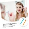 PartyKindom 6pcs Eyebrow Razor with Eyebrow Comb and Brush Face Razors for Precise Trimming for and Facial Hair Removal view 2