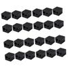 Ipetboom 24pcs Double Hole Eyeliner Pencil Sharpener Manual Cosmetic Tool for Eyebrow and Makeup Pencils No Chipping for Office Use and Travel view 1
