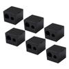 Ipetboom 24pcs Double Hole Eyeliner Pencil Sharpener Manual Cosmetic Tool for Eyebrow and Makeup Pencils No Chipping for Office Use and Travel view 3