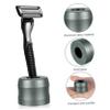 BATHVEVE 1pc Manual Shaving Razor Stand Razor Storage Stand Lightweight Aluminum Alloy for Safety view 3
