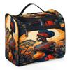 Adornori African American Black Women Travel Toiletry Bag for Men and Women, Large Hanging Makeup Bag Organizer Toiletries Bag for Travel, Cosmetic Bag with Handle view 1