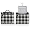 Adornori Buffalo Plaid Large Travel Toiletry Bag for Women, Travel Organizer for Toiletries, Waterproof Makeup Cosmetic Bag with Handle view 4
