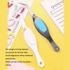 4Pcs Reverse Grip Fine Tip Tweezer, Long Lasting Elasticity Comfortable to Grip Wide Usage Multifunctional Curved Craft Tweezers for Craft Beading view 4