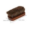 Healvian 2188 Male Beard Brush Wooden Handle 1 Piece Boar Bristle Hair Brush for Men for Grooming Beards and Styling Hair at Home or Travel view 4