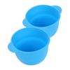 DECORNIJIA 2pcs Silicone Wax Pot Liners Wax Warmer Replacement for Hair Removal Convenient and Portable Waxing Bowl for Easy Storage and Use view 1