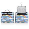 Adornori Cute Rainbow Heart Travel Toiletry Bag for Men and Women, Large Hanging Makeup Bag Organizer Toiletries Bag for Travel, Cosmetic Bag with Handle view 4