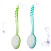 Happyyami Long Handle Bath Brush 2pcs Soft Bristle Exfoliating Body Shower Brush for Back Scrubbing for Home Bathroom Use view 4