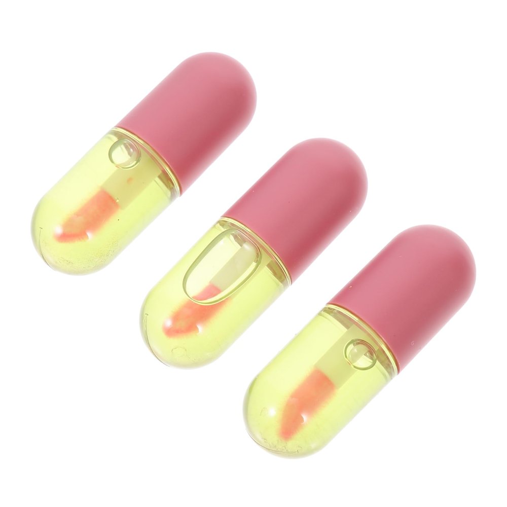 Healvian 3pcs Moisturizing Lip -changing Lip Oils for Day Night Hydrating Plumper with Shimmering Finish