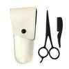 PLAFOPE 3-Piece Beard Grooming Kit Stainless Steel Beard Scissors Set Trimming Shears Small Precision Scissors for Men view 1