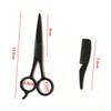 PLAFOPE 3-Piece Beard Grooming Kit Stainless Steel Beard Scissors Set Trimming Shears Small Precision Scissors for Men view 2