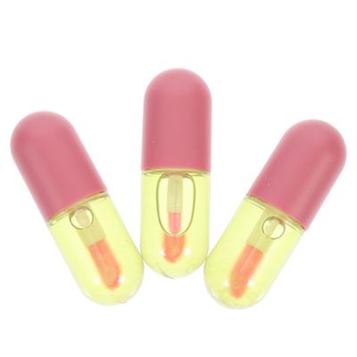 CALLARON 3Pcs Color-Changing Lip Oil Set Moisturizing Plumping Gloss for Women Shimmering Finish Nourishing Lip Care Oils