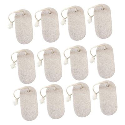 EXQUIMEUBLE 20PCS Volcanic Stone Foot Exfoliating Rubbing Stone Set for Callus Removal Portable Foot Care Tools for Smooth Skin for Home Pedicure