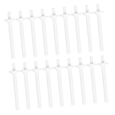 ELAYARD 60pcs Facial Hair Removal Wax Sticks Nose Wax Kit Plastic Wand Disposable for Smooth Hair Removal