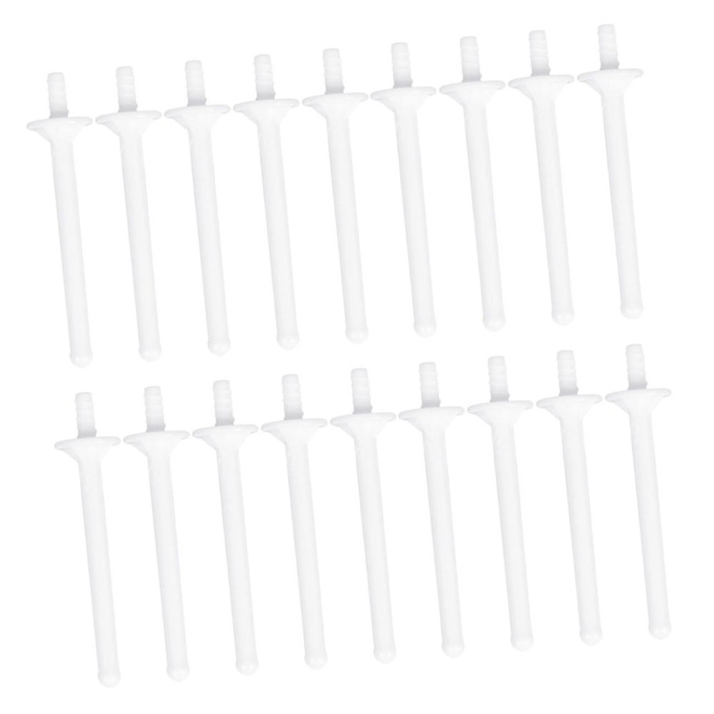 ELAYARD 60pcs Facial Hair Removal Wax Sticks Nose Wax Kit Plastic Wand Disposable for Smooth Hair Removal