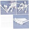 ELAYARD 60pcs Facial Hair Removal Wax Sticks Nose Wax Kit Plastic Wand Disposable for Smooth Hair Removal view 4