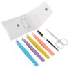GALPADA 6pcs Eyebrow Shaping Tool Eyebrow Clips and Trimming Clamp Accessories for Precision Grooming Salon view 1