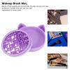 PartyKindom Makeup Brush Cleaning Box Brush Holder Drying Stand Eco-friendly Reusable view 2