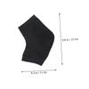 TOVINANNA 4pairs Heel Socks Ventilate Socks Toeless Spa Sock Anti-Crack Socks Foot Care Treatment Socks Dry Feet Socks Moisturizing Socks Cracked Feet Socks Spa Gel Socks Polyester Cotton view 2