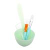 Beaupretty 1set Silicone Face Mask Mixing Bowl Set Spa Kit with Brush Applicator Measuring Spoon for Facial Treatments Silicone Bowl for Skincare Routine view 1