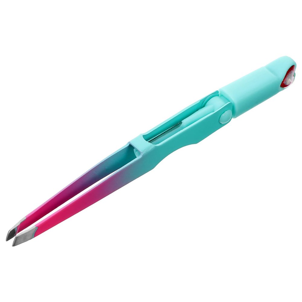 Beaupretty Eyebrow Grooming Kit Double-ended Trimmer Tweezer Stainless Steel for Women