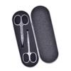 EPIGEIST 2Pcs Stainless Steel Eyebrow Scissors Set Precision Trimming Scissors for Eyebrow Shaping and Nose Hair Grooming for Women and Men Easy to Use view 1