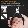EBEWANLI Ingrown Toenail Clippers, Slanted Straight Blade Toe Nail Clippers for Ingrown Nails or Fingernail, Stainless Steel Nail Scissors Cutter, Angled Nail Nippers for Seniors, Men, Women view 3