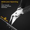 EBEWANLI Ingrown Toenail Clippers, Slanted Straight Blade Toe Nail Clippers for Ingrown Nails or Fingernail, Stainless Steel Nail Scissors Cutter, Angled Nail Nippers for Seniors, Men, Women view 4