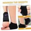 DONFAMDS 2pairs Heel Protectors Toeless Socks for Women Silicone Cover Reusable Breathable Crack Prevention Winter Supplies view 4