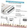 Healvian USB Rechargeable Ladies Hair Shaver Razor Trimmer for Women Hair Removal Machine for Eyebrow view 3