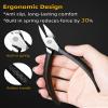 EBEWANLI Straight Nail Clipper, Heavy Duty Straight Toenail Clippers for Thick Toenails or Ingrown, Stainless Steels Toe Nail Nipper Cutter with Non-Slip Handle for Seniors, Men, Women view 3
