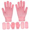 DONFAMDS Moisturizing Gloves and Socks Set 2 Pairs Pink Hydrating Hand and Foot Care Exfoliating and Softening Treatment for Dry Skin view 1