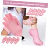 DONFAMDS Moisturizing Gloves and Socks Set 2 Pairs Pink Hydrating Hand and Foot Care Exfoliating and Softening Treatment for Dry Skin view 3