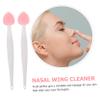 DEARMAMY 6pcs Silicone Nose Lip Exfoliating Brush Face Scrub Tool for Deep Cleaning view 2