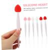 DEARMAMY 6pcs Silicone Nose Lip Exfoliating Brush Face Scrub Tool for Deep Cleaning view 3