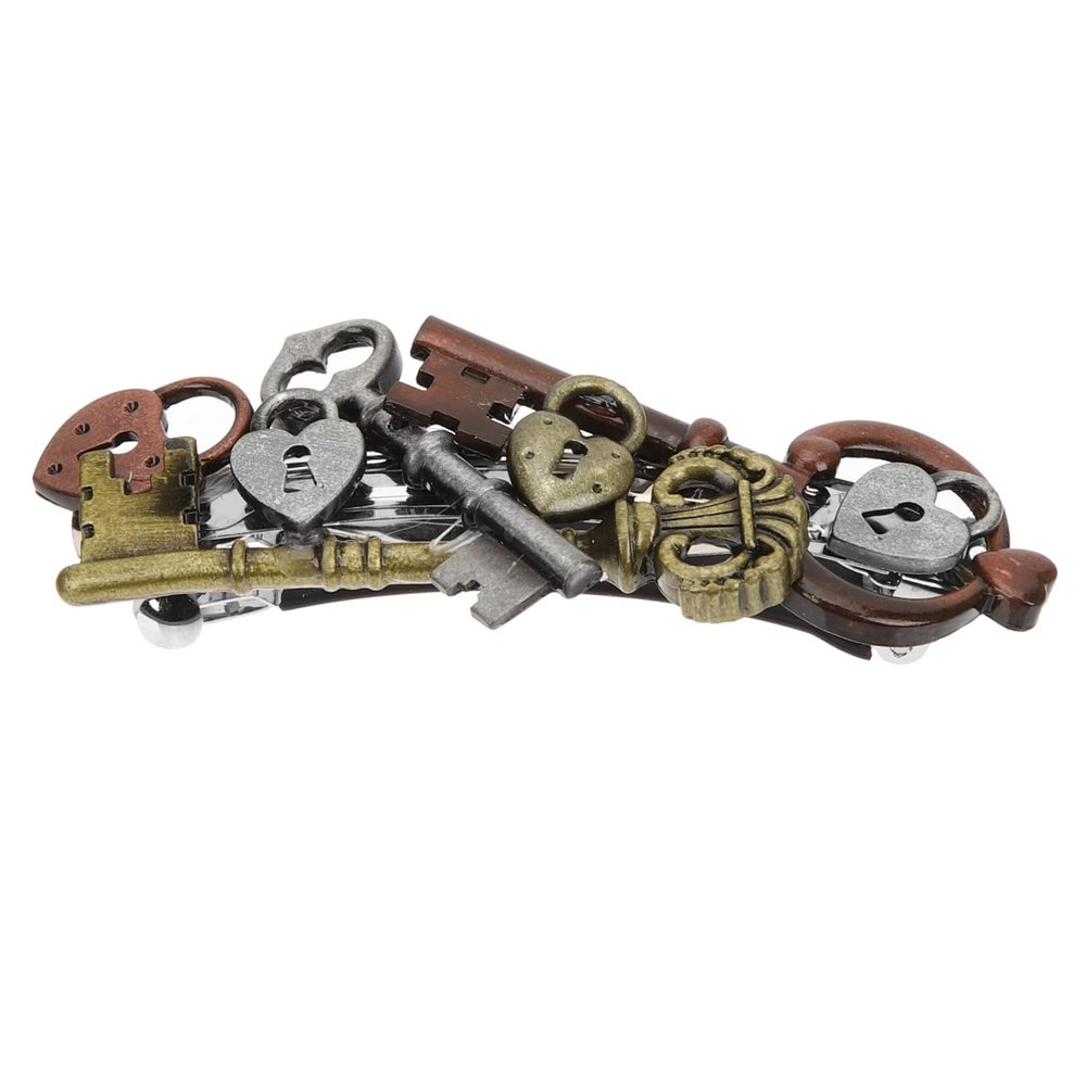 WEKADRIN Steampunk Hair Barrette Hair Clip Lightweight Design for Parties and Daily Wear for Special Occasions