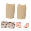 2Pcs Elastic Toe Covers for Toe and Finger Protection Khaki view 4