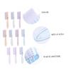 CALLARON 10pcs Fingernail Cleaning Brush with Handle Durable Non Skid Grip for Easy Use for Nail Toe Cleaning Versatile view 2