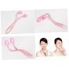 DONFAMDS Nose Roller Massager  2-Piece Facial Beauty Tool for Women Pink Plastic Nose Shaper Improves Contour and Reduces Puffiness for Daily Skincare view 4