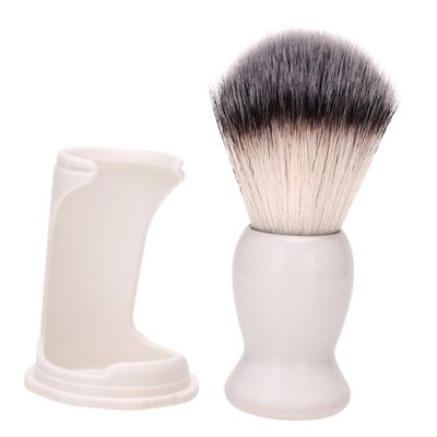 BESTYASH 1set Male Beard Brush Stand Shaving Brush and Storage for Grooming Soft Bristles for Clean Beard for Father Day