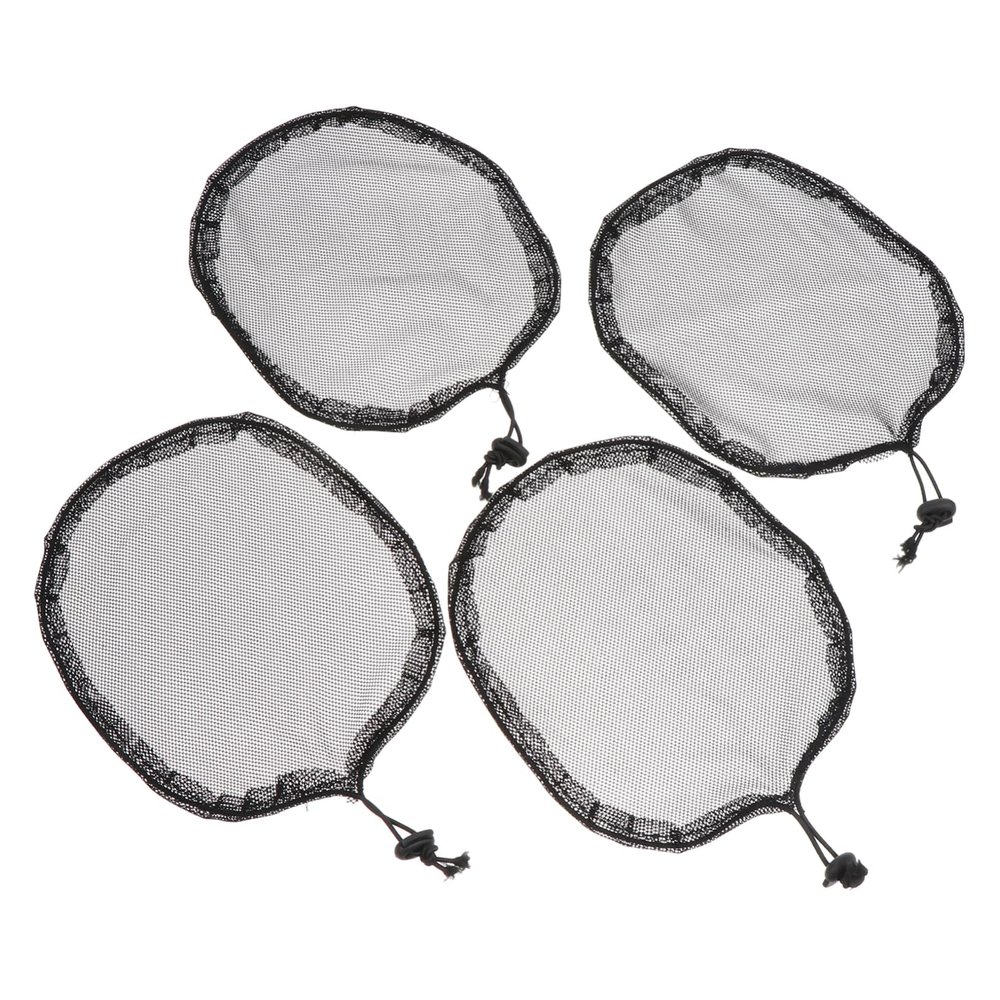 ARTSEWPLY Ponytail Hairnets 4Pcs Set High Elasticity Breathable Hair Net Caps for Girls Wig Accessory for Buns and Ponytails for Everyday Use