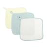 Abaodam 3Pcs Gentle Burp Cloths Set Soft Cotton Towels for Newborns 25x25 cm for Feeding and Cleaning Gentle on Sensitive Skin view 1