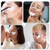200 Pcs Eyeshadow Shields, Eye Shadow Makeup Patches for Eyeliner, Professional Lint Free Under Eye Pads, Eyeshadow Stencils Lint Free Under Eyeshadow Stencils, Eyelash Extensions and Lip Makeup view 4