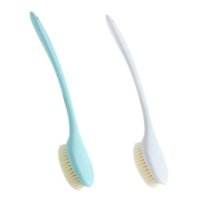 ARTSEWPLY 2pcs Bath Brush Bath Towel Long Handle Body Brush for Back Hair Rub Household Rub Practical Bathing Accessories